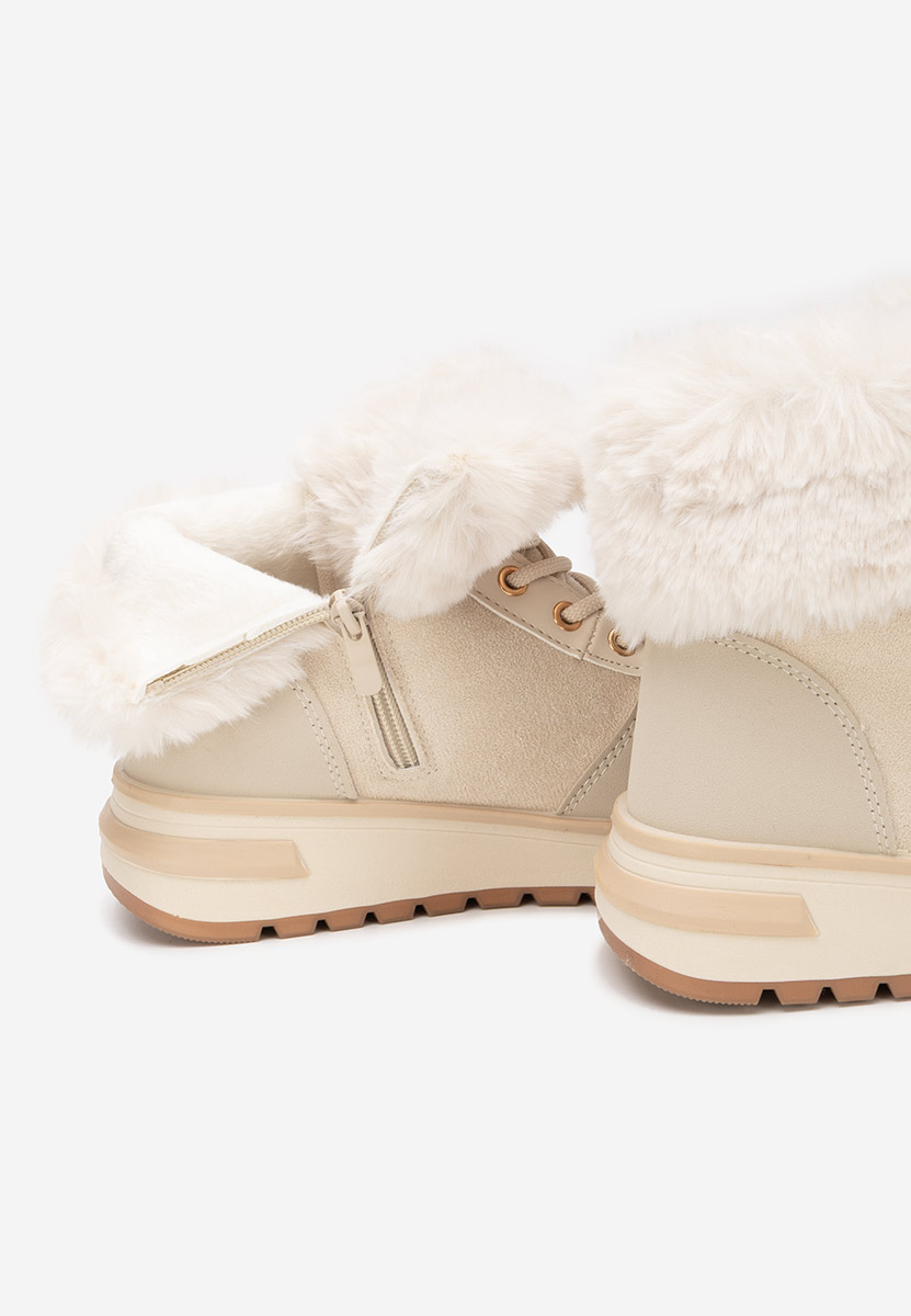 Дамски Зимни маратонки Grisia бежов