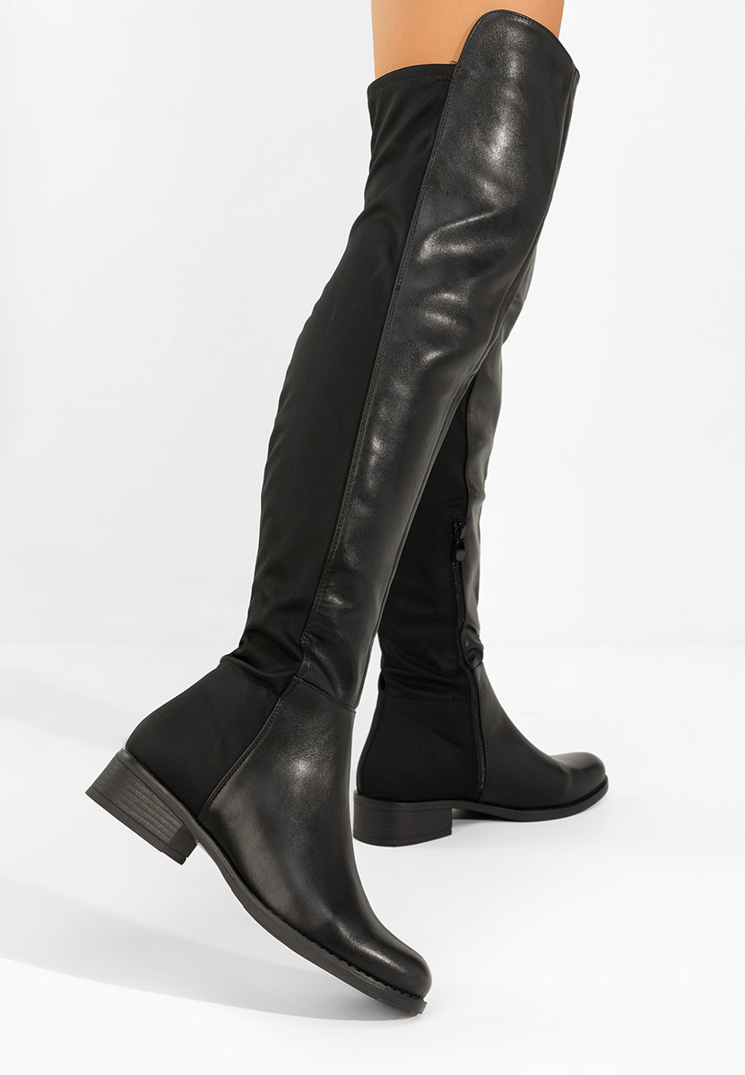 Чизми над коляното Inies V2 черен