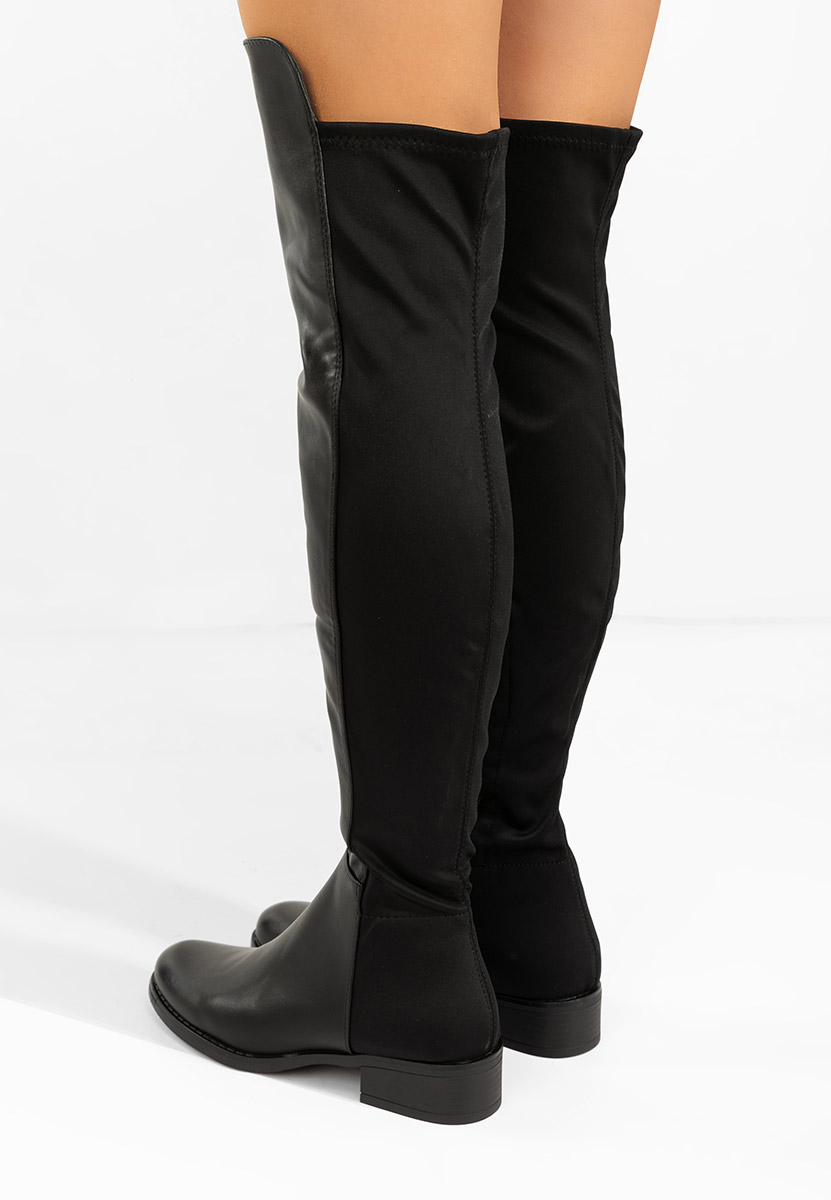 Чизми над коляното Inies V2 черен