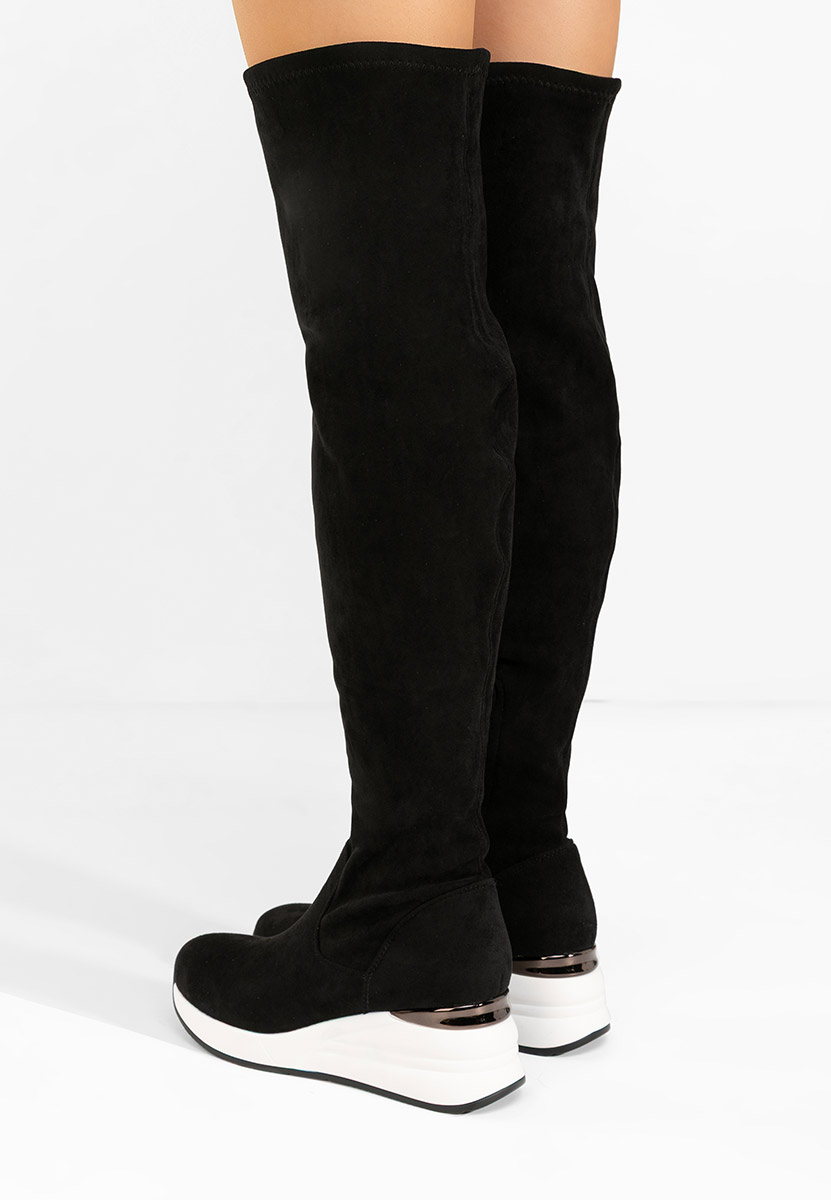 Чизми над коляното Janisia V2 черен