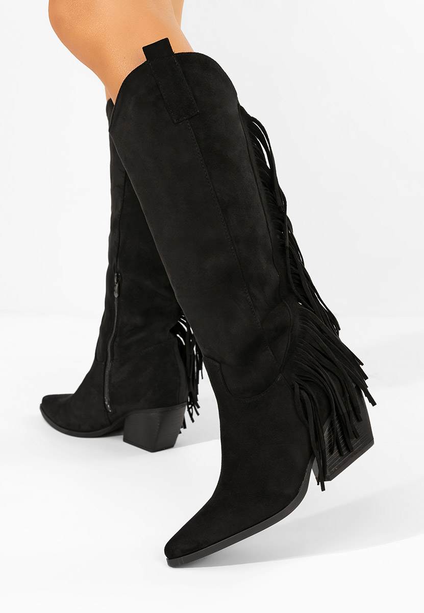 Каубойски ботуши Verlia черен