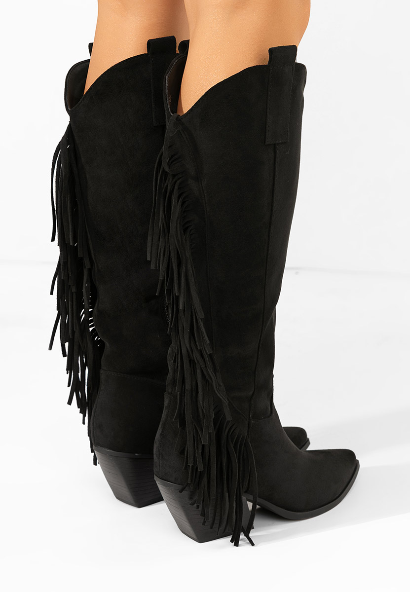 Каубойски ботуши Verlia черен