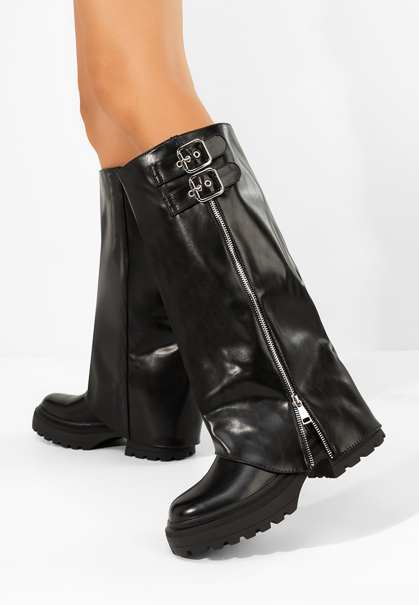 Дамски ботуши Jorena черен