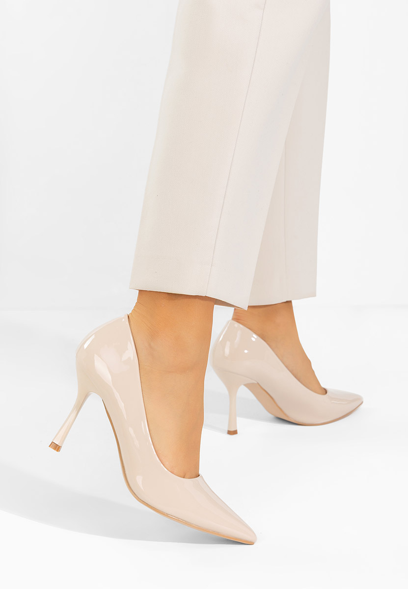 Обувки стилето Clia бежов Обувки стилето Clia бежов