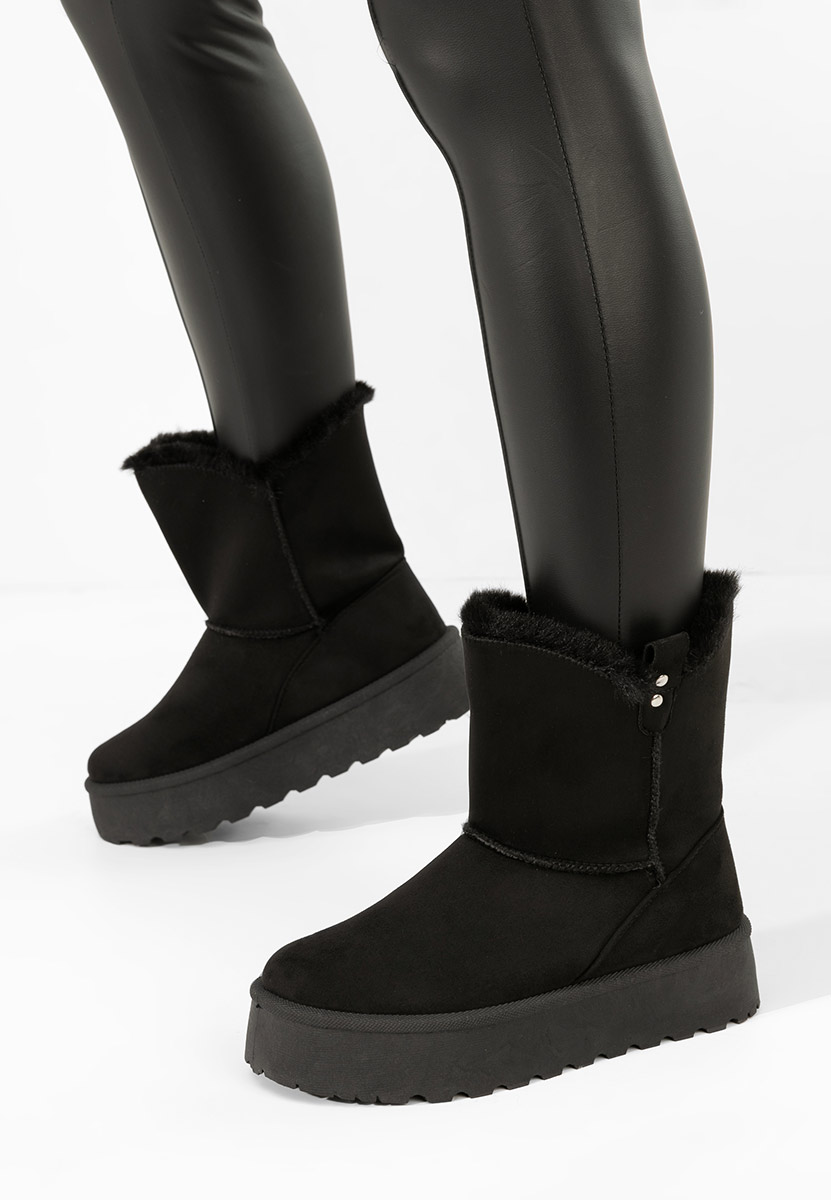 Чизми на платформа Reika черен Чизми на платформа Reika черен