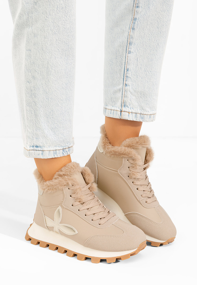 Дамски Зимни маратонки Ozia каки