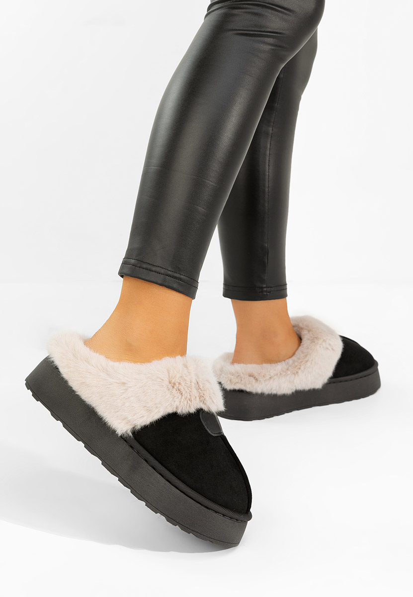 Дамско сабо Flufina черни