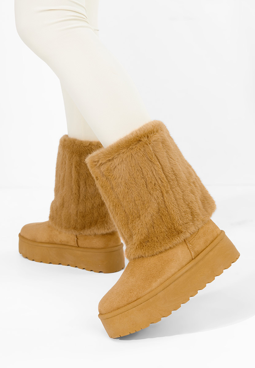 Зимни дамски ботуши Myria V2 камел