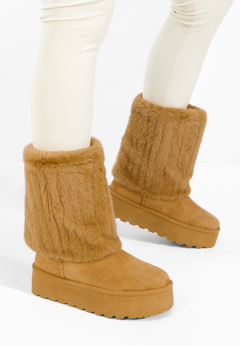 Зимни дамски ботуши Myria V2 камел