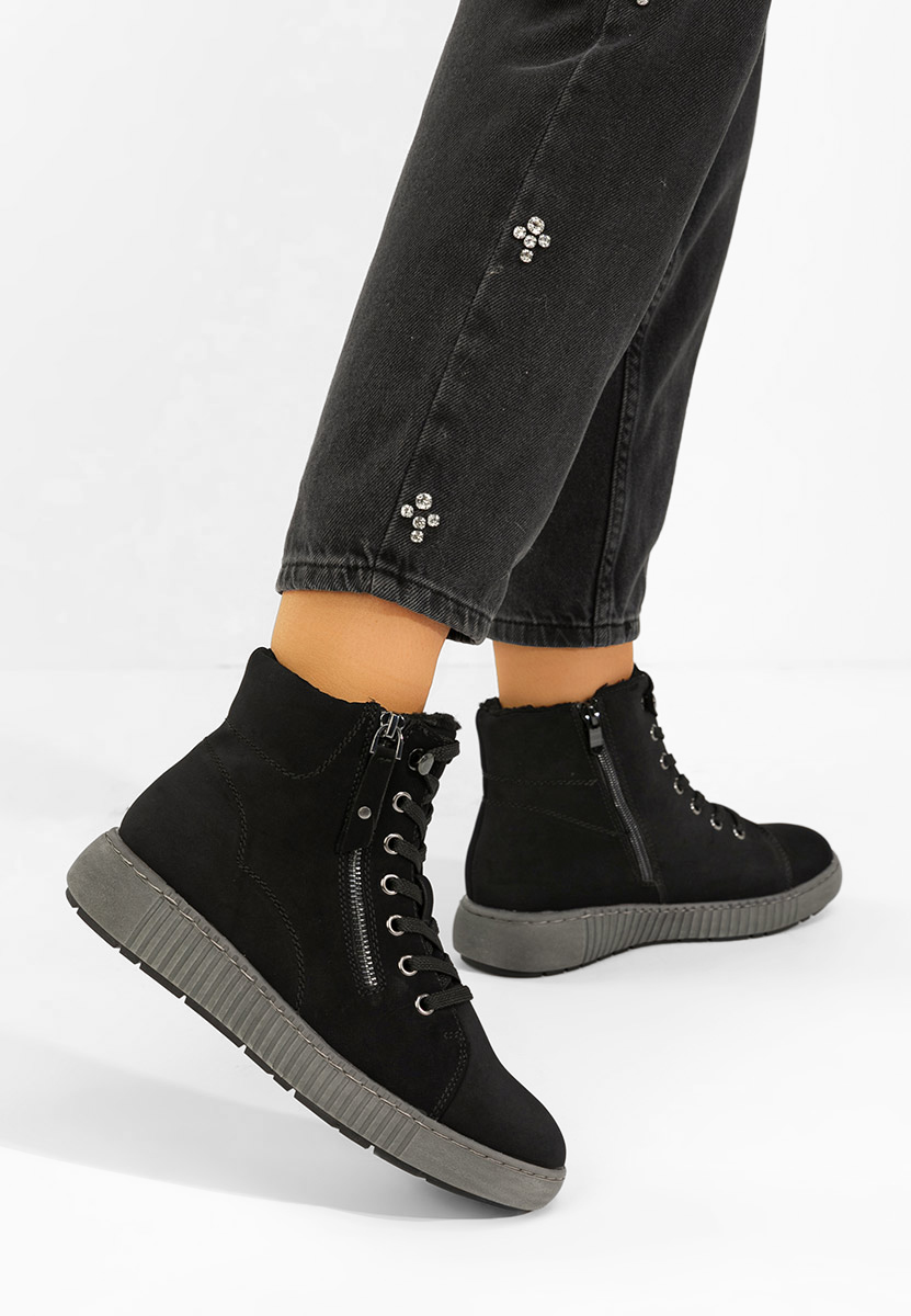 Дамски сникърси High-top Rilisa черни