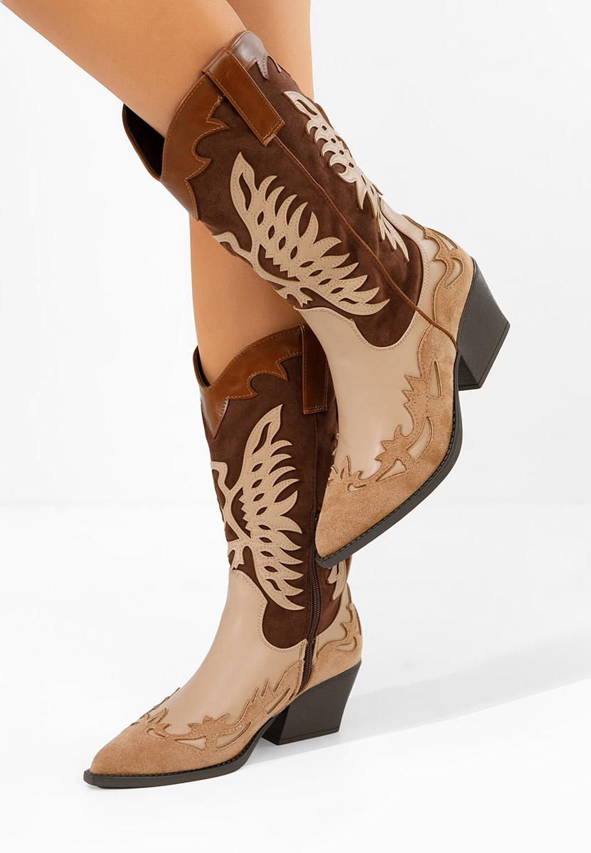 Каубойски ботуши Jasnira кафяв