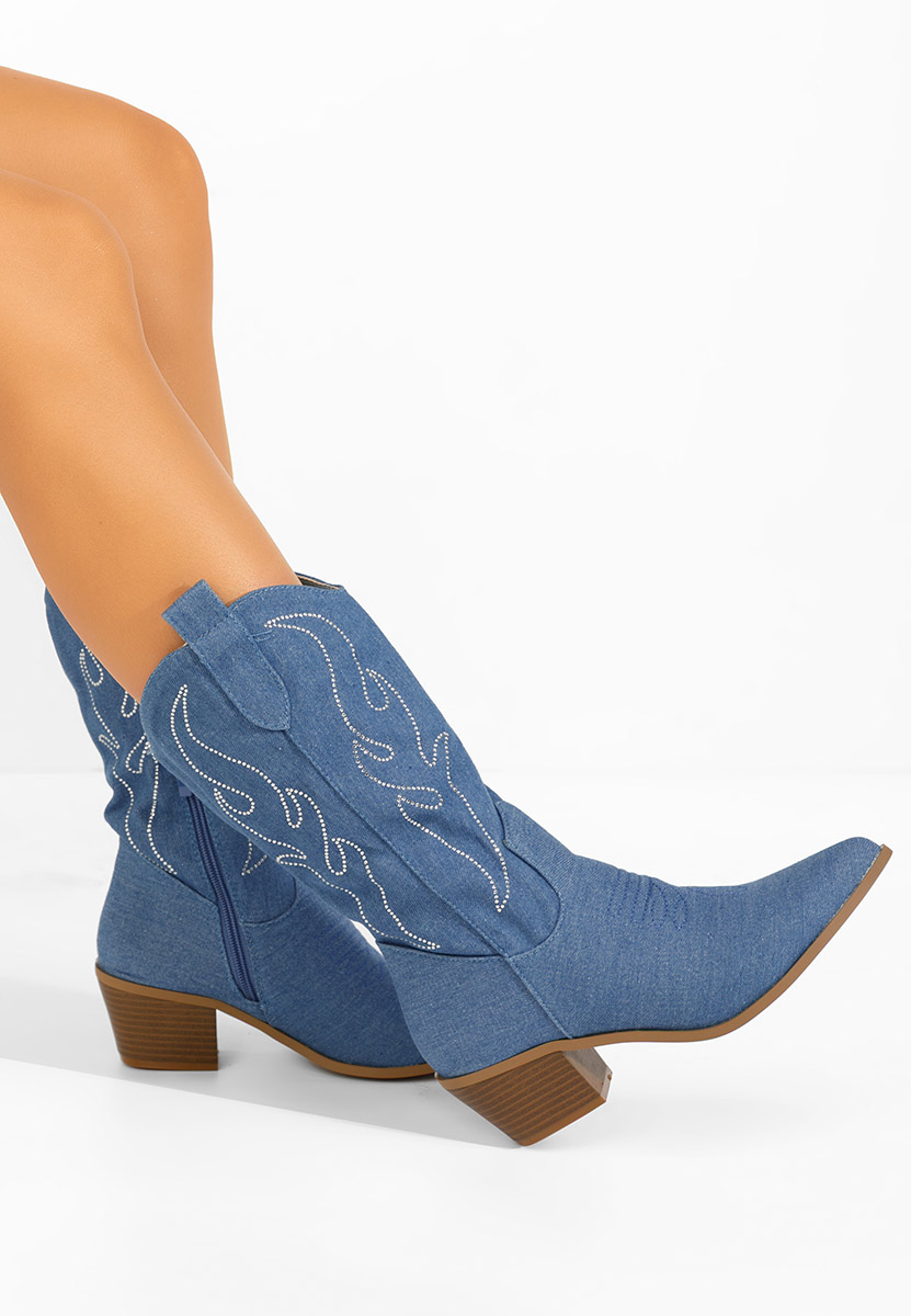 Каубойски ботуши Gevina деним