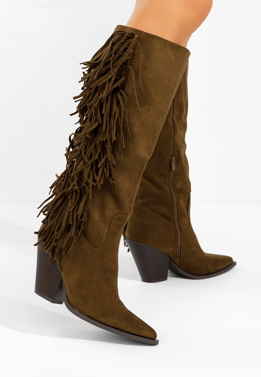 Чизми на ток Brania камел