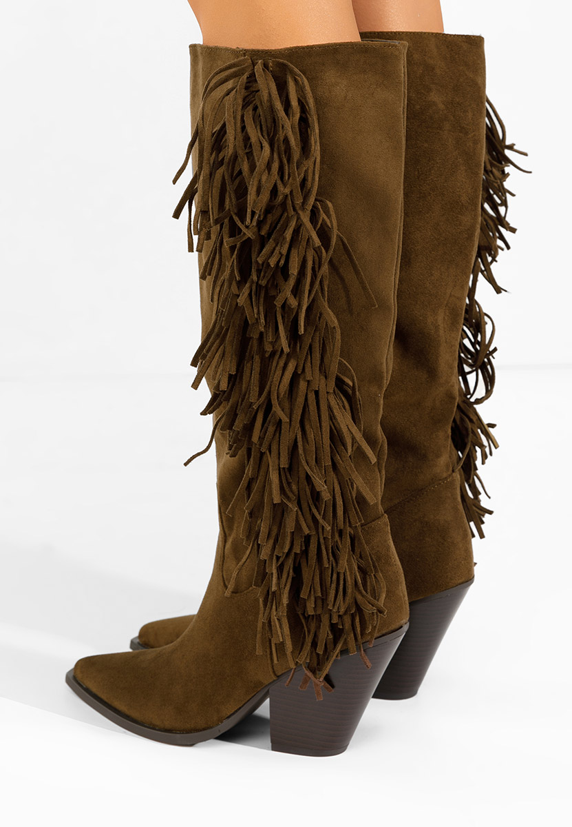 Чизми на ток Brania камел