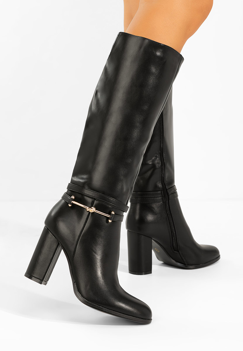 Чизми на ток Dresara черен