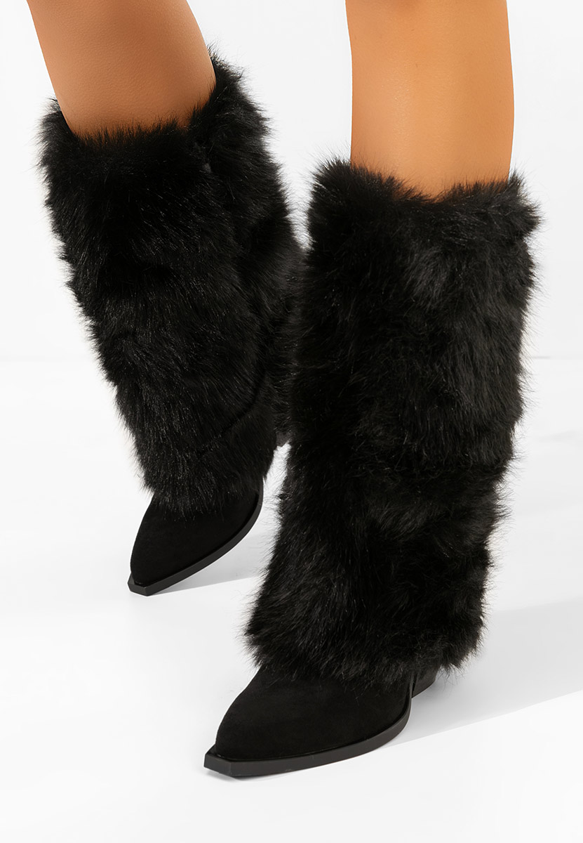 Зимни дамски ботуши Olivine черен