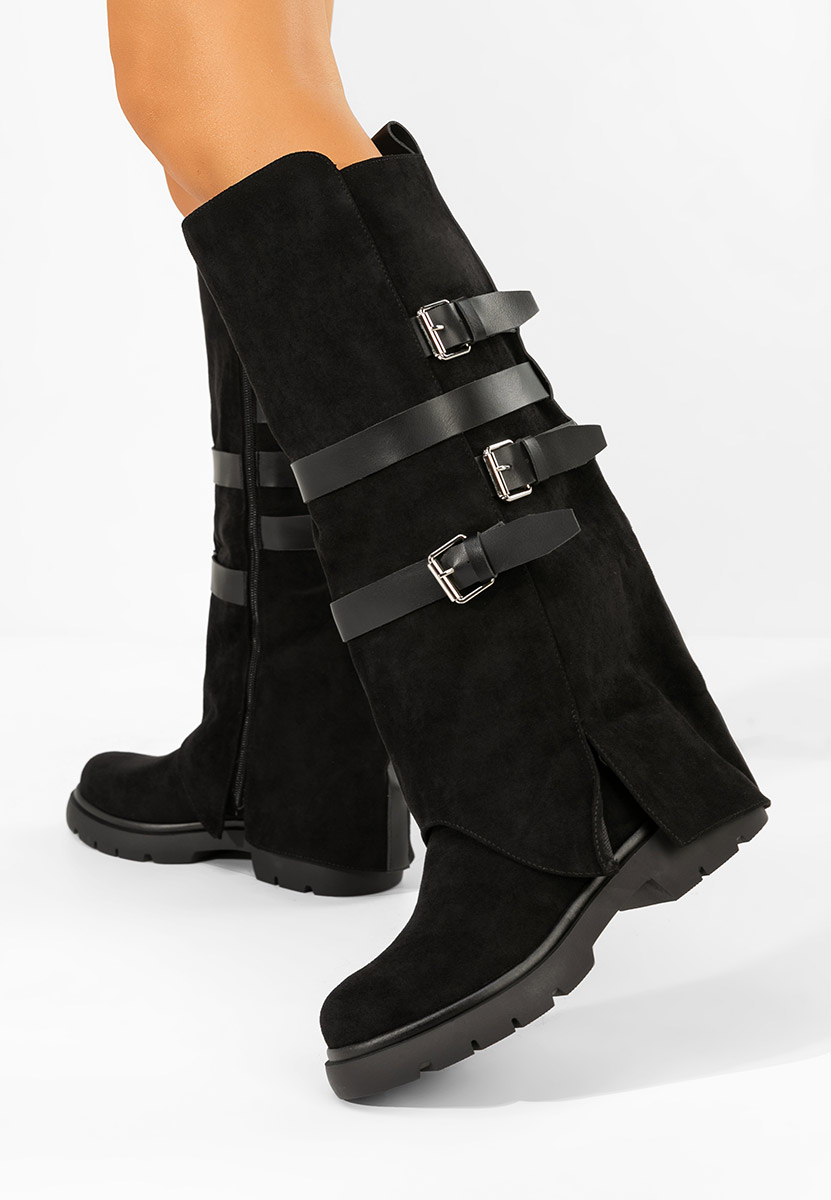 Дамски ботуши Rovira черен