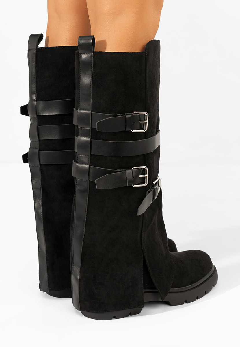 Дамски ботуши Rovira черен