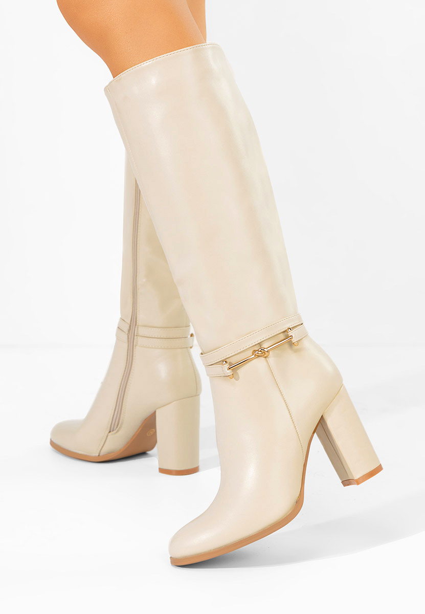 Чизми на ток Dresara бежов