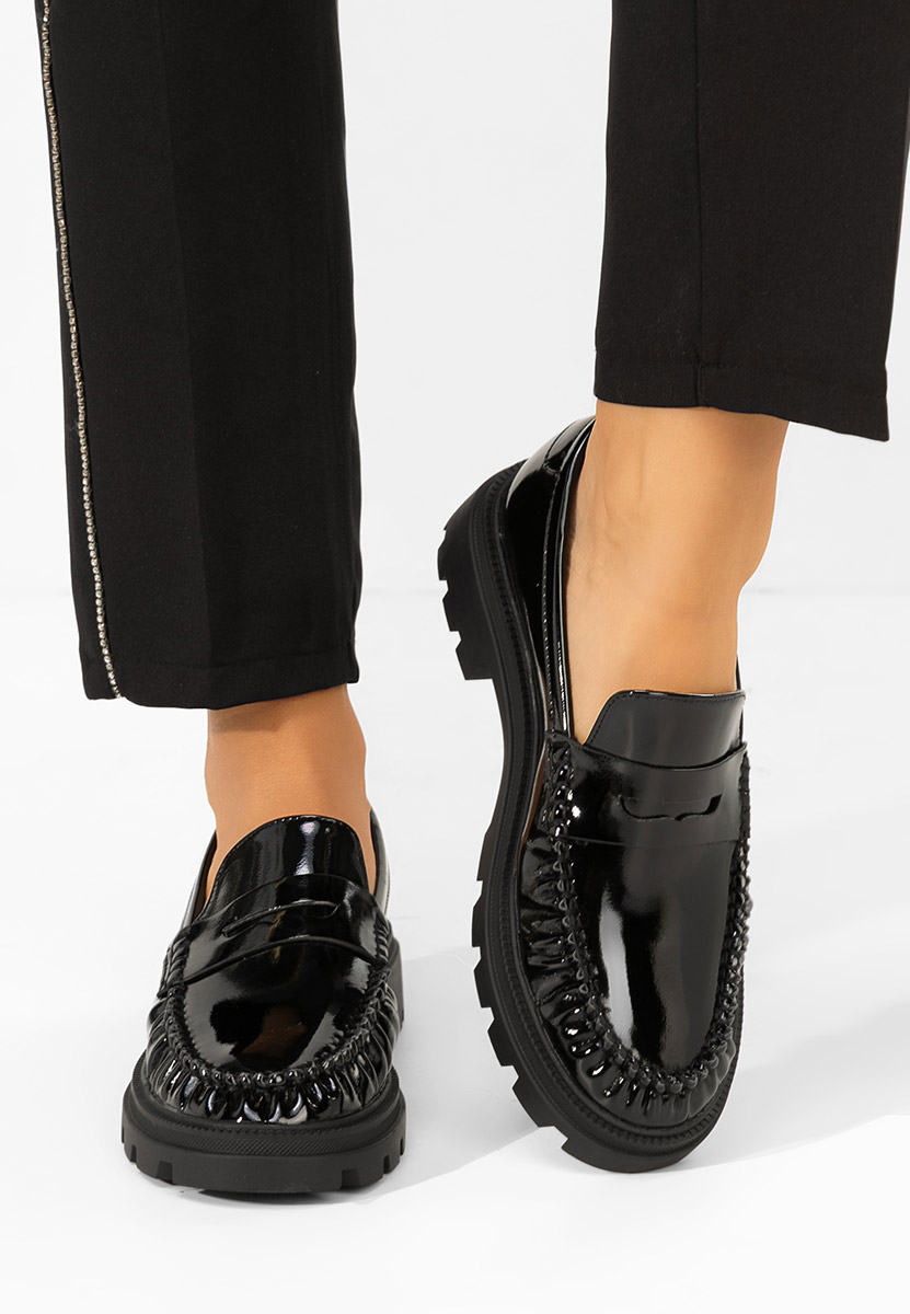 Дамски мокасини Eleonora черни