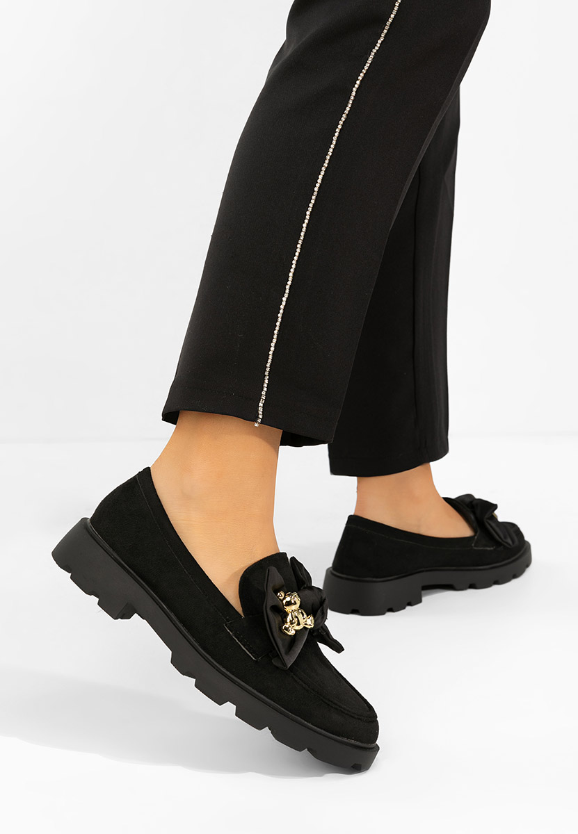 Дамски мокасини Desana черни