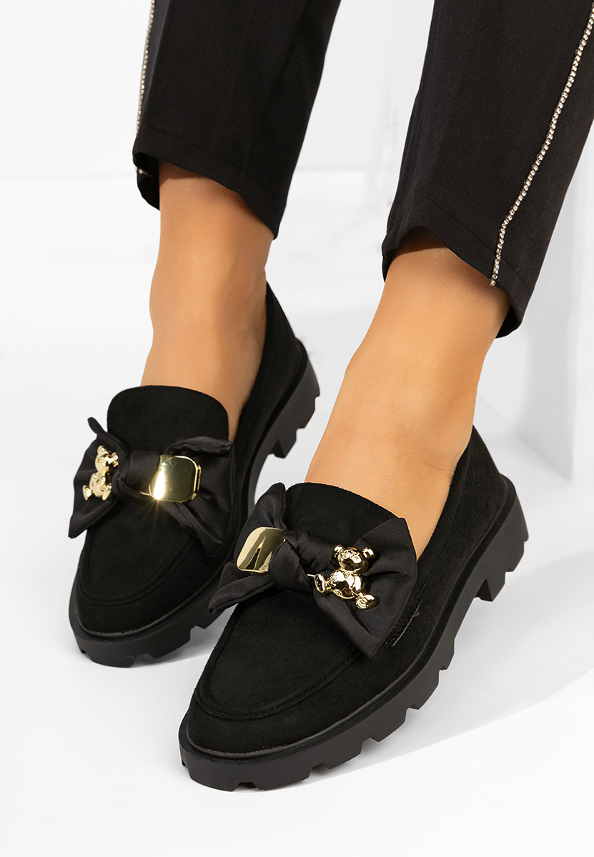 Дамски мокасини Desana черни