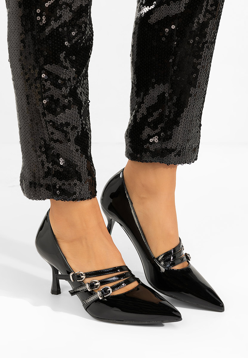 Обувки стилето Zonnia черни