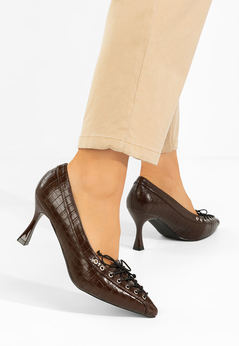 Обувки стилето Jasoria кафяв