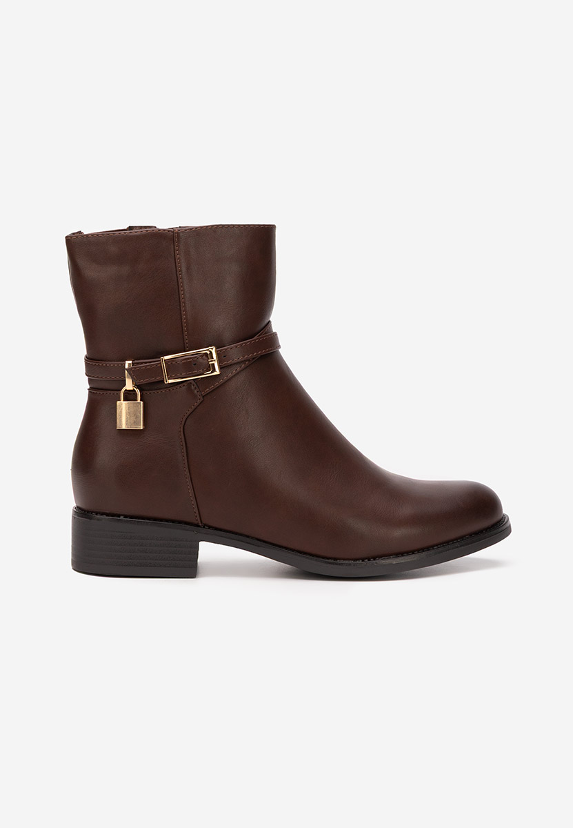 Дамски боти Aurisel кафяв