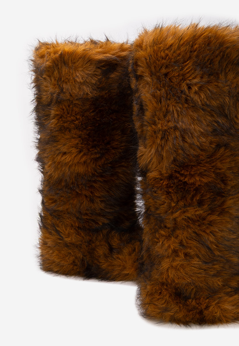 Зимни дамски ботуши Gelira камел