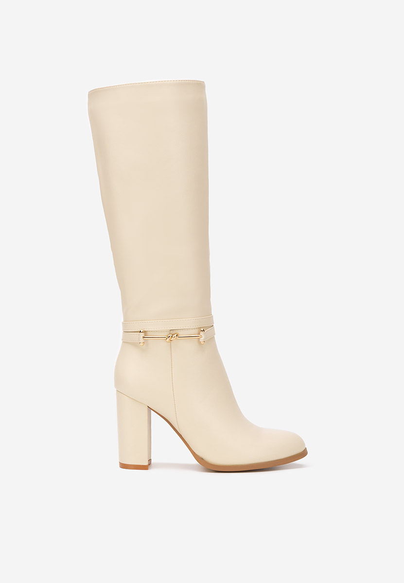 Чизми на ток Dresara бежов