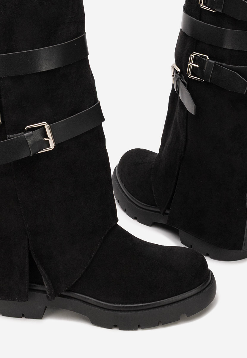 Дамски ботуши Rovira черен