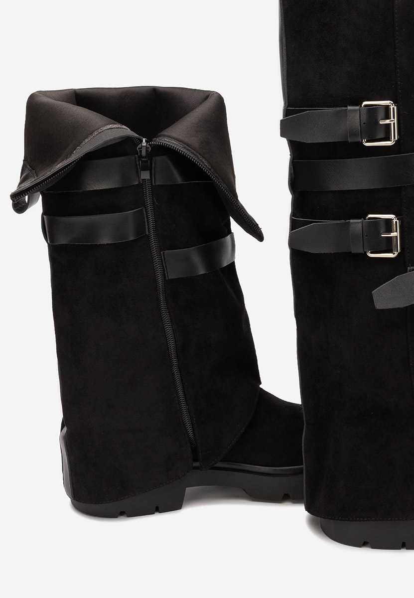 Дамски ботуши Rovira черен