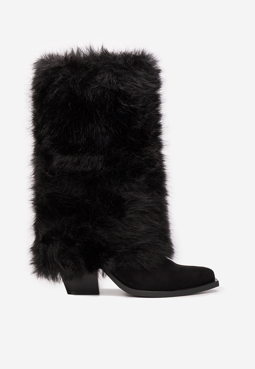 Зимни дамски ботуши Olivine черен