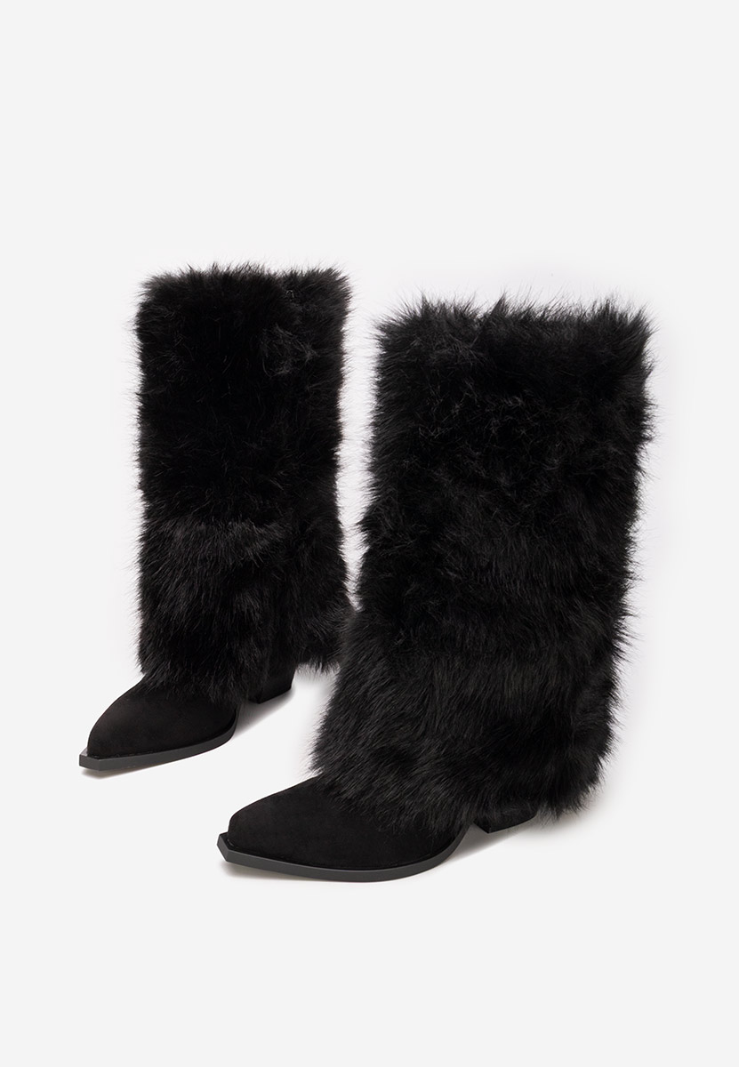 Зимни дамски ботуши Olivine черен