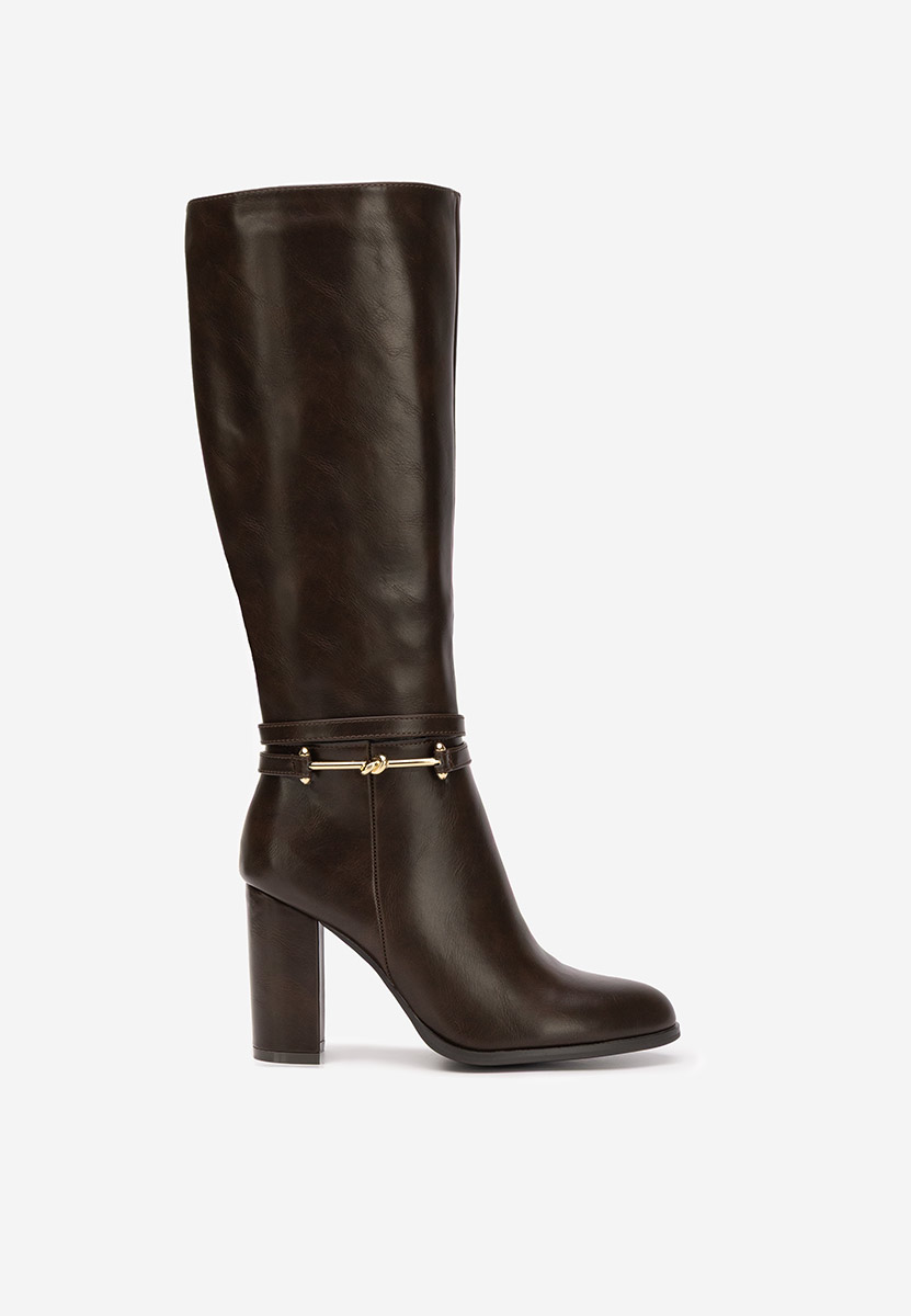 Чизми на ток Dresara кафяв