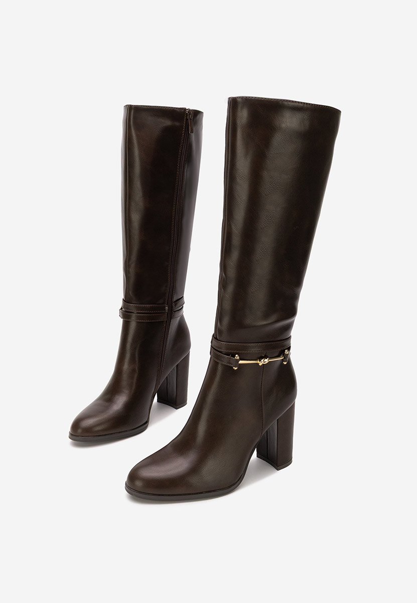 Чизми на ток Dresara кафяв