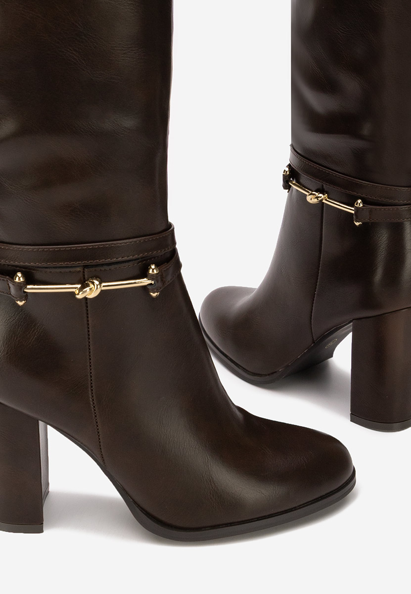 Чизми на ток Dresara кафяв