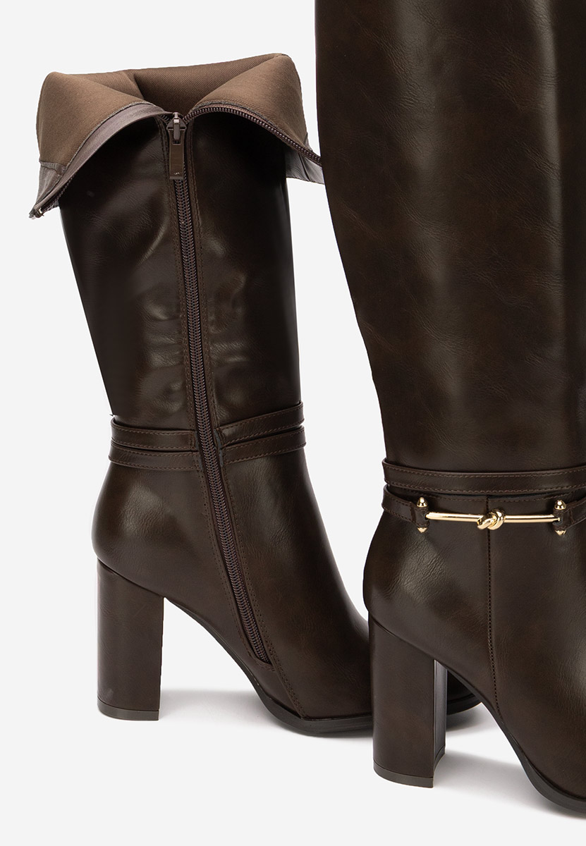 Чизми на ток Dresara кафяв