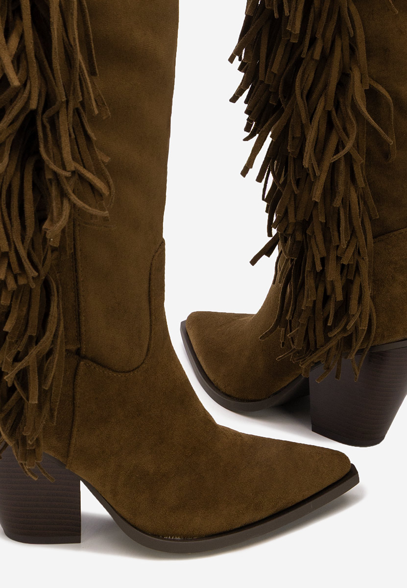 Чизми на ток Brania камел