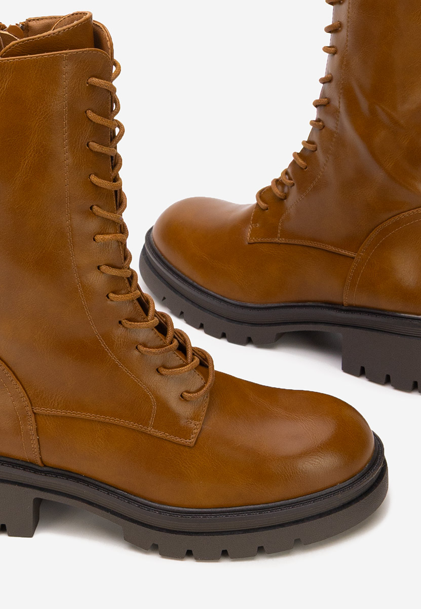 Дамски ботуши Olina камел