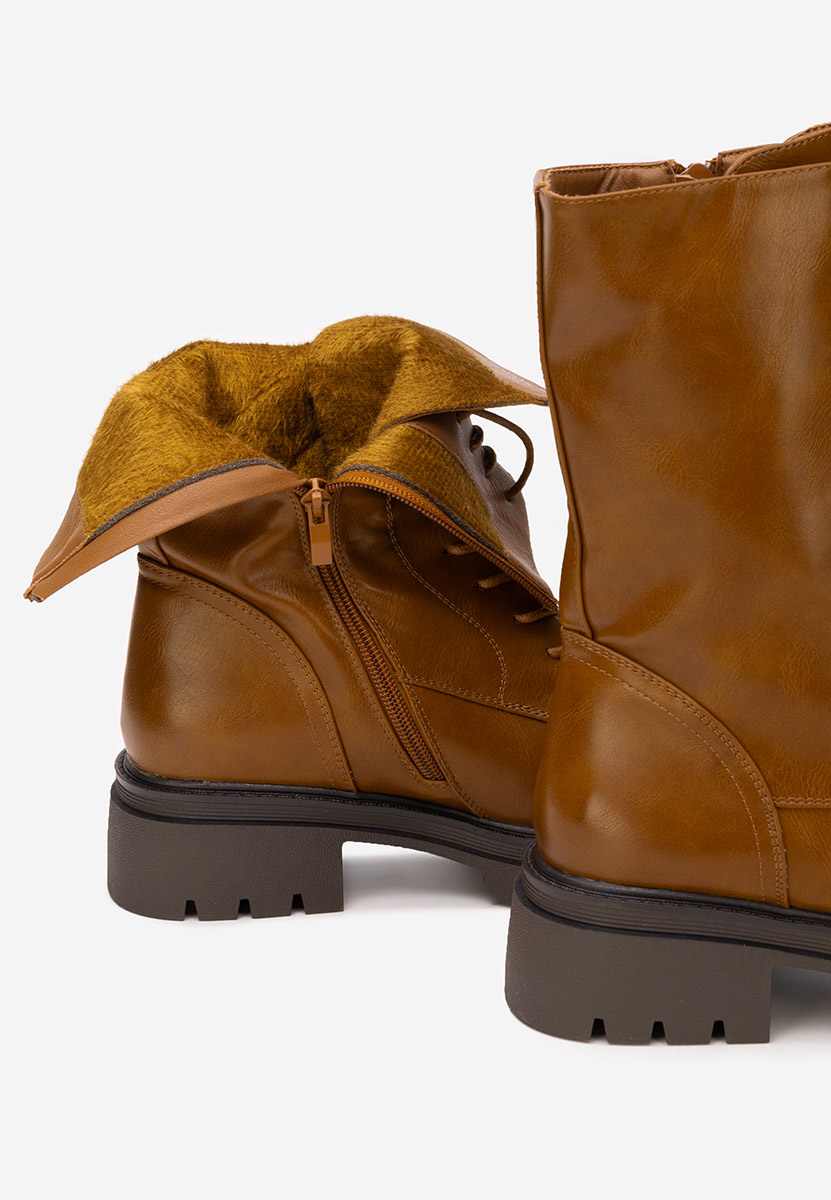 Дамски ботуши Olina камел