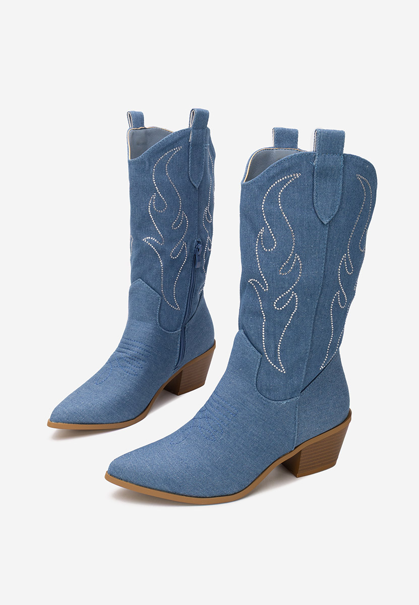 Каубойски ботуши Gevina деним