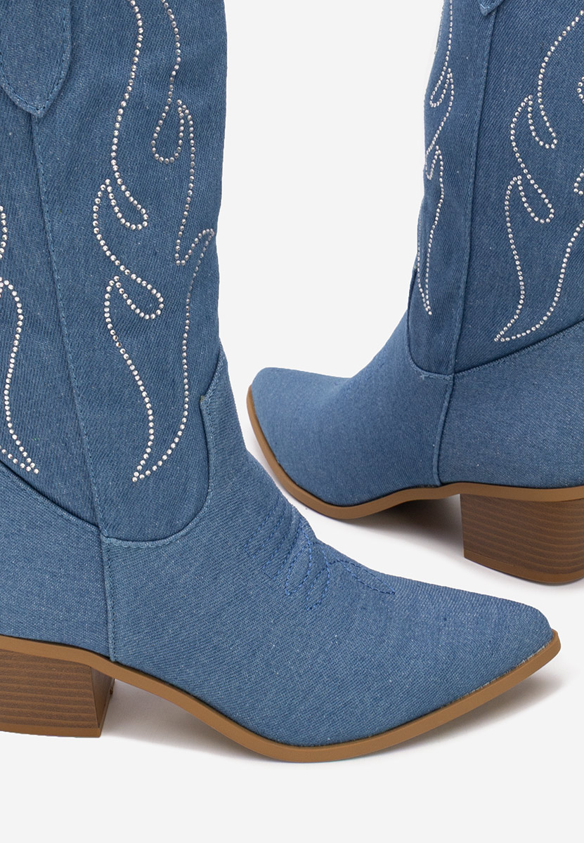 Каубойски ботуши Gevina деним