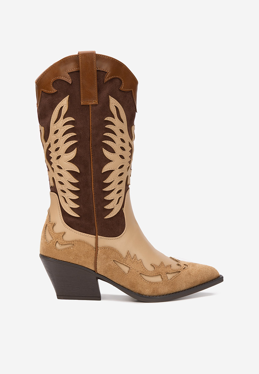 Каубойски ботуши Jasnira кафяв