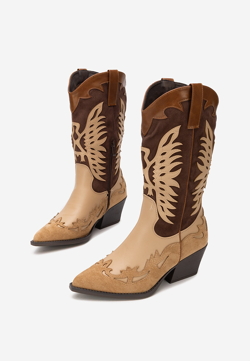 Каубойски ботуши Jasnira кафяв