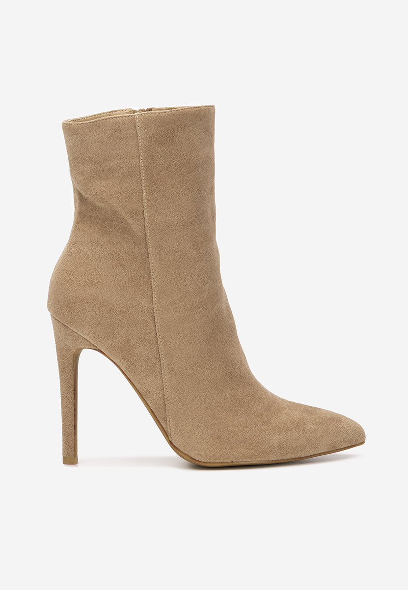 Боти на висок ток Cendria каки