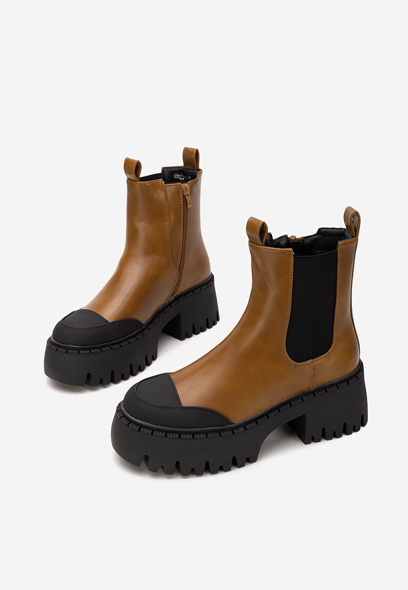 Обувки на платформа Ulira камел