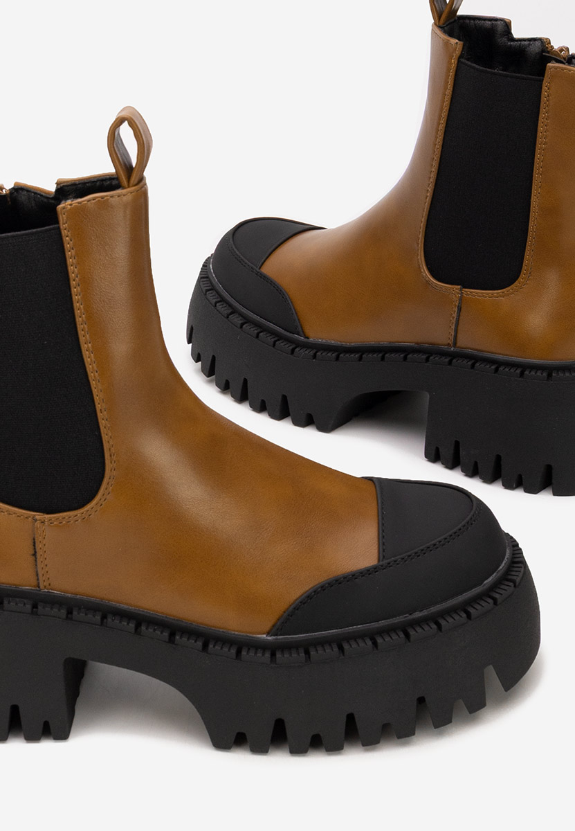 Обувки на платформа Ulira камел