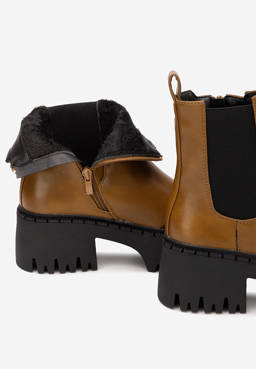 Обувки на платформа Ulira камел